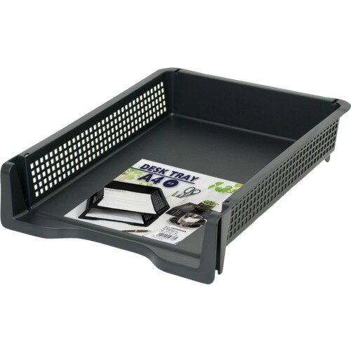 ナカバヤシ デスクトレー A4 タテ ブラック ナカバヤシ オフィス 住設用品 文房具 デスク収納 ケース A..