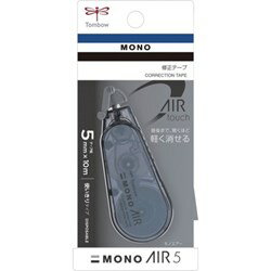 Tombow 修正テープ モノエアー 使いきりタイプ 5mm ダークグレー トンボ鉛筆 オフィス 住設用品 文房具 修正用品 CT-CA5C74(代引不可)