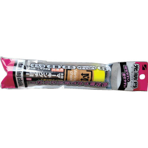 祥碩堂 光明丹マーキングチョーク 1本OPP袋入り 蛍光イエロー 祥碩堂 測定 計測用品 測量用品 建築用筆記具 S30068(代引不可)