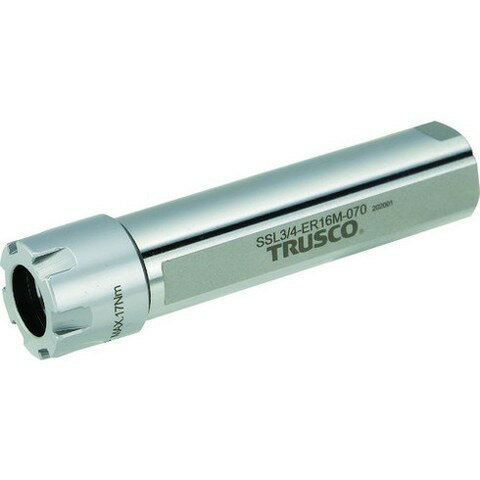 TRUSCO トラスコ NC旋盤用ストレートシャンクコレットホルダ フラット付キERMコレットホルダSSL型(メトリック) シャンク径20 全長93 ER16用 SSL20ER16M070(代引不可)【送料無料】
