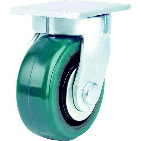 TRUSCO トラスコ 超重高荷重用キャスター 自在 200MM 耐湿ウレタン車輪1500KGF TUSH200KPL(代引不可)【..
