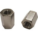 【2個セット】コノエ 高ナット(長ナット) ステンレス 10×50 (平径17) HNTSUS105017 金物・建築資材 ねじ・ボルト・ナット ナット(代引不...