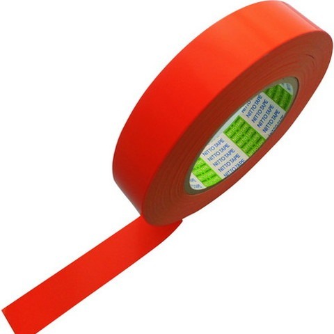 日東エルマテ ラインテープ E-SD(BC) 0.16mm×25mm×50m オレンジ ESD25YR(代引不可)