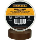 ストロングホールド StrongHoldビニールテープ 耐熱・耐寒・難燃 プロ仕様グレード 茶 幅19.1mm 長さ20m ST35-075-66BR ST3507566BR(代引不可)