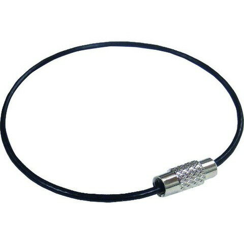 ニッサチェイン ビニコートキーワイヤー 黒 160mm 1PK=1個入リ P1755(代引不可)