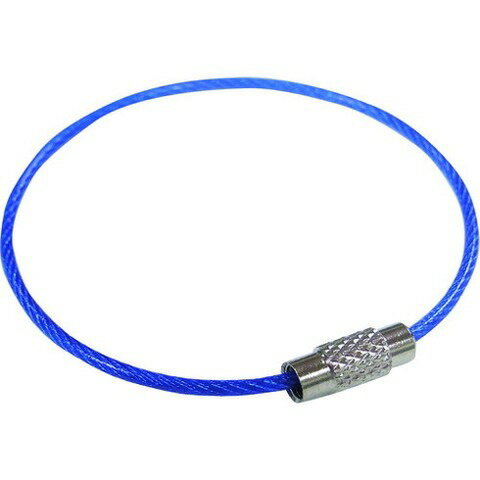 ニッサチェイン ビニコートキーワイヤー 青 160mm 1PK=1個入リ P1753(代引不可)
