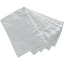 TRUSCO トラスコ マイクロファイバーカラー雑巾(5枚入) 白 MFCT5PW(代引不可)(3)