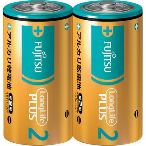富士通 アルカリ乾電池単2 Long Life Plus 2個パック LR14LP2S(代引不可) 富士通 アルカリ乾電池単2 Long Life Plus 2個パック LR14LP2S(代引不可)