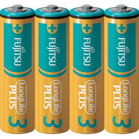 富士通 アルカリ乾電池単3 Long Life Plus 4個パック LR6LP4S(代引不可)(2)