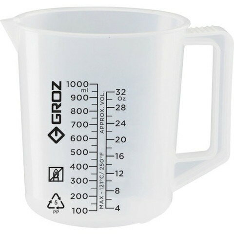 GROZ オイル用ビーカー 1000ML JUG1000G(代引不可)