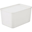 アイリスオーヤマ 288074 フタ付キ 積ミ重ネBOX FTB-45D ホワイト FTB45DW(代引不可)