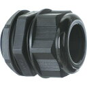 TRUSCO トラスコ ナイロンケーブルグランド 適合ケーブル4~8mm 黒 10個入リ TG3808BK(代引不可)(4)