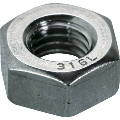 TRUSCO トラスコ 六角ナット1種 SUS316L サイズM4X0.7 18個入 B1320004(代引不可)