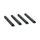 TRUSCO トラスコ プラ棚用 脚ノミ4本セット 高サ515mm用 ツヤ消シブラック TPT515KMBK(代引不可)