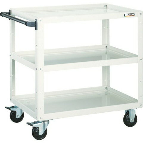 TRUSCO トラスコ イーグルワゴン 900X600XH740 3段 W色 EGW793W(代引不可)【送料無料】