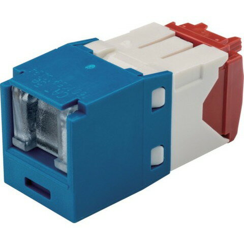 パンドウイット カテゴリ5E シャッター付モジュラージャック 青 CJH5E88TGBU(代引不可)