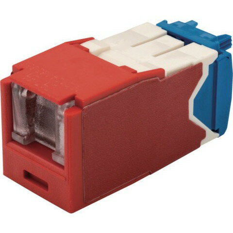 パンドウイット カテゴリ6A シャッター付モジュラージャック 赤 CJH6X88TGRD(代引不可)【送料無料】