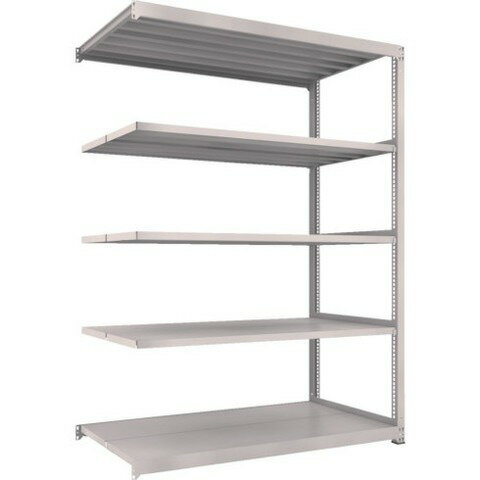 TRUSCO トラスコ M3型中量棚 H2400 連結型 ネオグレー M385125B 組立品 組立設置不可(代引不可)【送料無料】