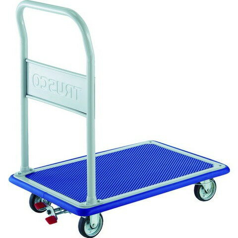 TRUSCO トラスコ プレス製台車 ドンキーカート 固定 4輪リングストッパー付 202NJKRS4(代引不可)【送料無料】