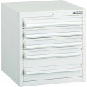 TRUSCO トラスコ LVR型キャビネット 392X412XH420 引出5段 W LVR423W(代引不可)【送料無料】