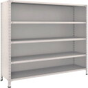 TRUSCO トラスコ 軽量棚背板・側板付 W1800XD450X1500 5段 ネオグレー 56X25 組立品 組立設置不可(代引不可)【送料無料】