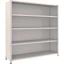 TRUSCO トラスコ 軽量棚背板・側板付 W1800XD450X1800 5段 ネオグレー 66X25 組立品 組立設置不可(代引不可)【送料無料】