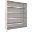 TRUSCO トラスコ 軽量棚背板・側板付 W1800XD450X2100 6段 ネオグレー 76X26 組立品 組立設置不可(代引不可)【送料無料】