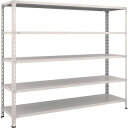 TRUSCO トラスコ 軽量棚開放型 W1800XD450XH1500 5段 ネオグレー 56X15 組立品 組立設置不可(代引不可)【送料無料】