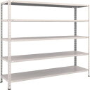 TRUSCO トラスコ 軽量棚 中棚ボルトレス型1800X450X1500 5段 ネオグレー L56X15 組立品 組立設置不可(代引不可)【送料無料】