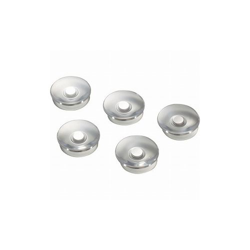 緑十字 強磁力マグネット(ボタン型タイプ) 透明ノミ/5個組 MG-793-T 30Φ×6.5mm 316031 オフィス備品 マグネット(代引不可)