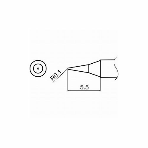 白光 コテ先 I型 T35-03I 白光(株) はんだ用品 ステーション型はんだこて(代引不可)