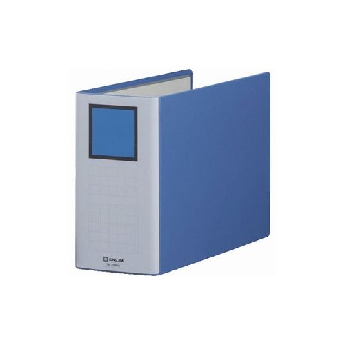 キングジム キングファイルSDDE A4E 青 2480ABLUE (株)キングジム 文房具 ファイル(代引不可)