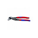 KNIPEX ウォーターポンププライヤー アリゲーター 落下防止付 コンフォートハンドル 250mm 8802-250TBK KNIPEX社 水道・空調配管用工...
