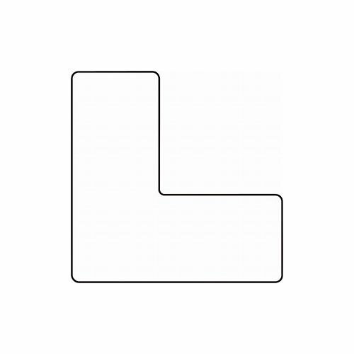 ユニット ユニピタ 置場表示ステッカー L型 白 819-76 ユニット(株) 標識・標示 路面標示(代引不可)