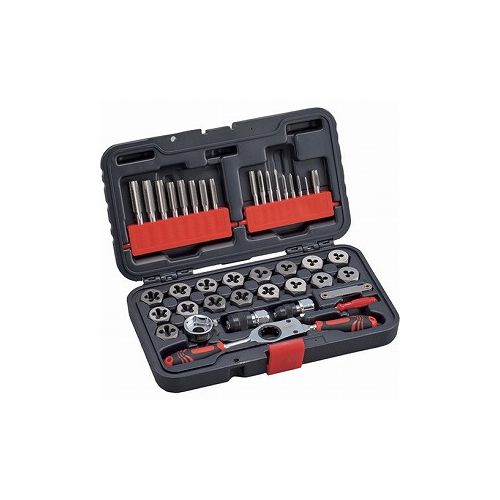 TONE タップ&ダイスセット TDS400 TONE(株) ねじ切り工具 ねじ山修正工具(代引不可