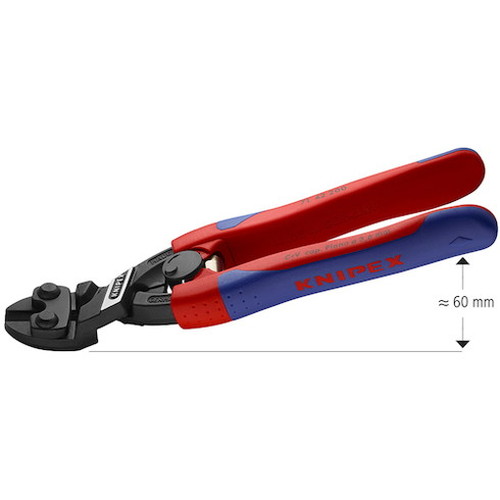 KNIPEX 200mm ミニクリッパー(強力型/20度ベント)リセス付 7142-200 KNIPEX社 ハサミ・カッター・鋸 ミニカッター(代引不可)【送料無料】