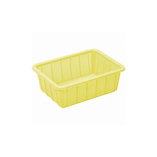 TONBO アシスト抗菌角ザル深3イエロー 3074 新輝合成(株) 厨房用品 容器(代引不可)