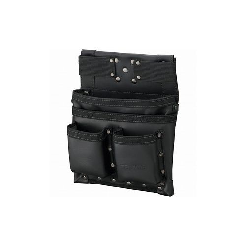 【商品スペック】■特長・堅牢でしなやかな上質レザーを厳選・摩耗/変形に強いパイピング構造・墨つぼやマーカーなど小物類を分けて入れられるポケット付・最も劣化しやすい背面部分を補強・ベルトからの浮きを防止するサイドクリップ装備・曲尺などを差せるベルトスペース付■用途・工具収納用■仕様・形状：釘袋　3段大・色：黒・幅(mm)：250・奥行(mm)：135・高さ(mm)：330■仕様2・セフ取付収納物総重：3kg・セフホルダーが付属しておりません。ご使用になるには別途セフホルダーをお買い求めください。■材質／仕上・本体：牛革・リベット：スチール■セット内容／付属品■注意・必ず許容総重量以内でご使用ください。・取扱い説明書をよく読んでからご使用ください。・製品仕様は予告なく変更する場合がございます。・予めご了承ください。【代引きについて】こちらの商品は、代引きでの出荷は受け付けておりません。【送料について】北海道、沖縄、離島は別途送料を頂きます。