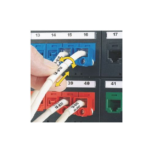 House Building Materials - パンドウイット 熱転写ハンディプリンタ用回転ラベル 白 印字部25.4mmx9.7mm ラベル数100枚 R100X125V1C R100X125V1C パンドウイットコーポレーション 電設配線部品 電線用ラベル(代引不可)【送料無料】