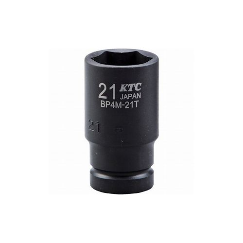 KTC 12.7sq.インパクトレンチ用ソケット(セミディープ薄肉)21mm BP4M-21T 京都機械工具(株) ソケットレ..