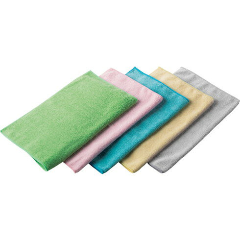 リコメン堂生活館のテラモト マイクロファイバークロス エコノミー(10枚入) イエロー CE4820105 清掃 衛生用品 清掃 衛生用品 清掃用品 ウエス(代引不可)｜アングル2