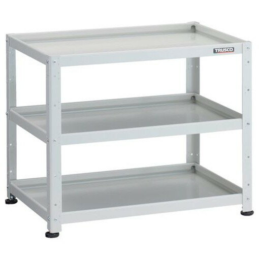 TRUSCO 小型物品棚 バーディワゴン固定型 750X500 3段 ホワイト BDWR773W 物流 保管用品 物流 保管用品..