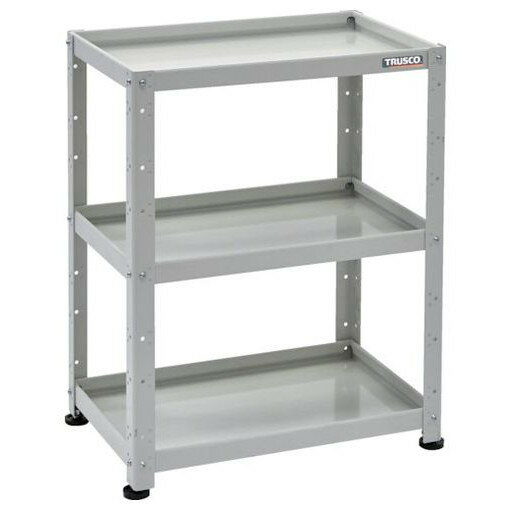 TRUSCO 小型物品棚 バーディワゴン固定型 600X400 3段 ホワイト BDWR963W 物流 保管用品 物流 保管用品..