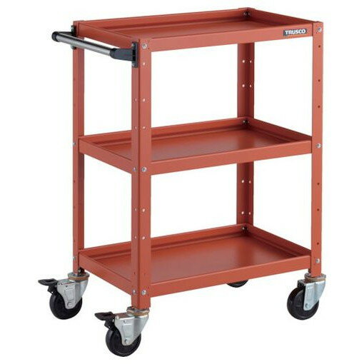TRUSCO ツールワゴン バーディワゴン 600X400XH880 3段 オレンジ BDW963OROR 物流 保管用品 物流 保管..