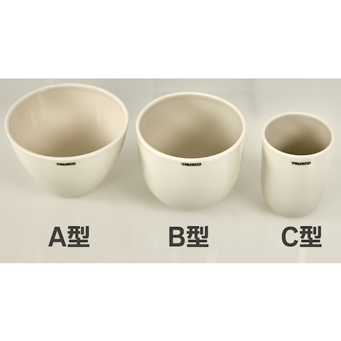 TRUSCO 磁製B型ルツボ 30ml 規格B1 CR30B1 研究用品 研究用品 理化学用品 るつぼ(代引不可)