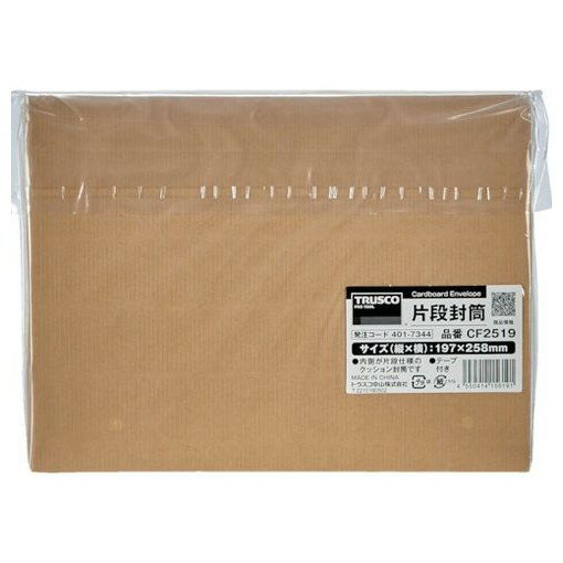 信封 - TRUSCO 片段封筒 幅258x高サ197+折リ返シ 50mm 10枚入 CF2519 梱包用品 梱包用品 梱包結束用品 緩衝材(代引不可)