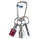 ベストツール BEST 2pcs.ビットホルダー キーアダプター・カラビナ付 赤 BTH22RW 保護具 保護具 墜落 落下防止用品 ツールホルダ(代引不可)
