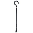 日動 万能フッカー 400mm 単管フック付 【ブラック】 BH400LHBK 梱包用品 梱包用品 テープ用品 仮止め 結束テープ(代引不可)