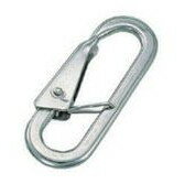 水本 ステンレス スナップフック C型 長サ82mm C6 金物 建築資材 金物 建築資材 建築金物 荷役金具(代..