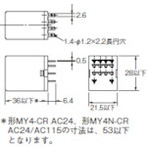 OMRON ミニパワーリレー MY4NAC200220 電子機器 電子機器 電気 電子部品 制御機器 ...